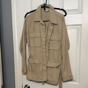 Forever 21 Beige Utility Jacket